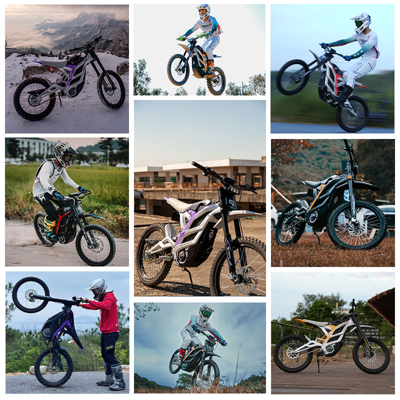 มอเตอร์ไซค์ไฟฟ้า 79 Bike 72V 3 - 72V 12000W Electric Dirt Bike บทวิจารณ์และราคา