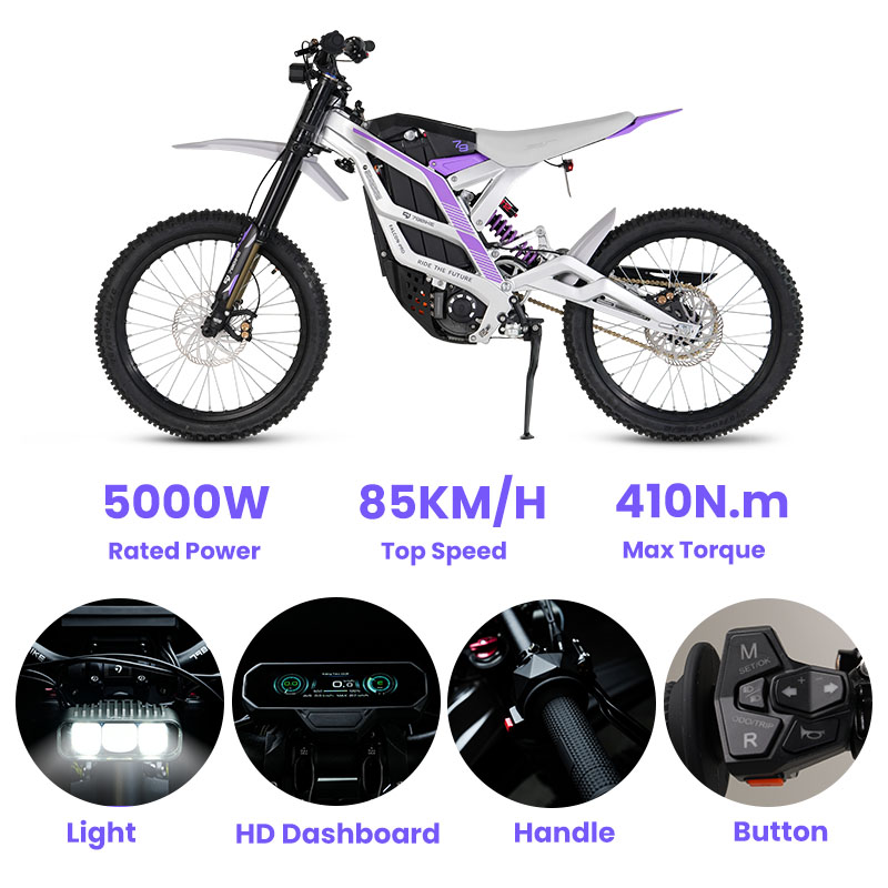 มอเตอร์ไซค์ไฟฟ้า 79 Bike 72V 3 - 72V 12000W Electric Dirt Bike บทวิจารณ์และราคา