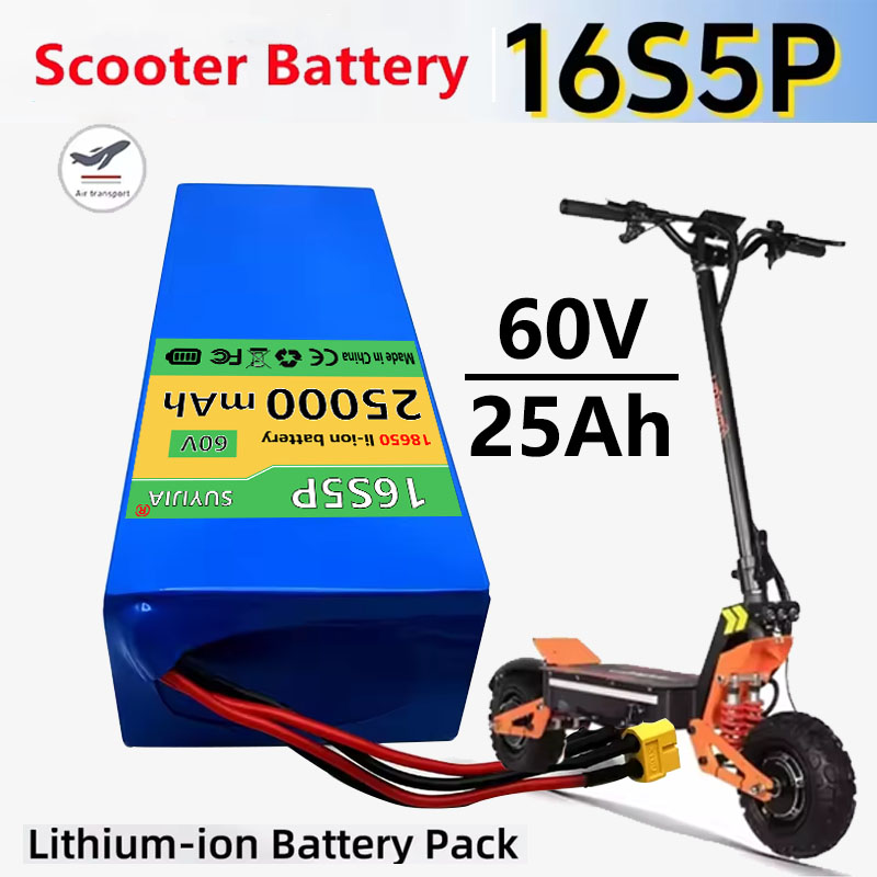 แบตเตอรี่ลิเธียมไอออนแบบชาร์จไ - 60V 30Ah Electric Scooter Battery บทวิจารณ์และราคา